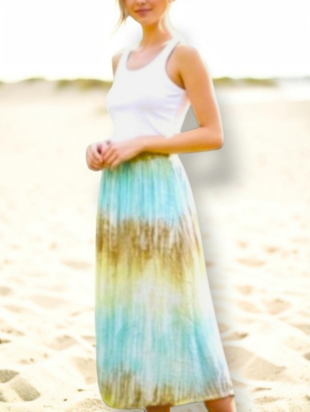 🌅 Gorgeous Pull-on Midi Skirt by Wind River